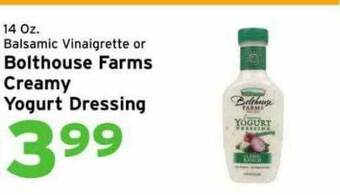 Hannaford Bolthouse Farms Creamy Yogurt Dressing offer