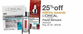 Kinney Drugs L'oréal Paris Facial Skincare offer