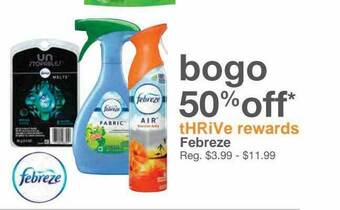 Kinney Drugs Febreze offer