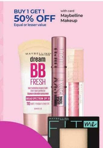 Rite Aid Maybelline Makeup offer