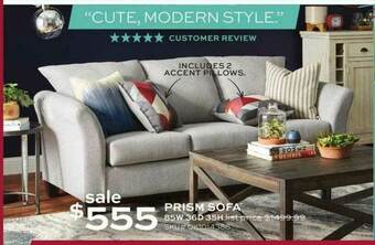 Slumberland Furniture Prism Sofa offer