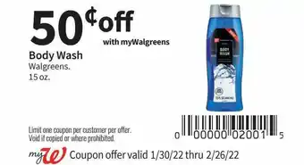 Walgreens Body Wash Walgreens offer