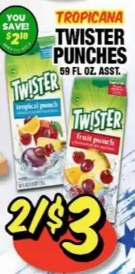Western Beef TROPICANA TWISTER PUNCHES offer