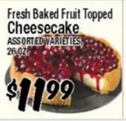 Western Beef Fresh Baked Fruit Topped Cheesecake offer