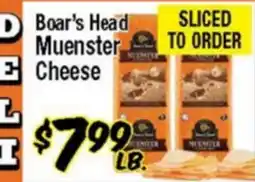 Western Beef Boar's Head Muenster Cheese offer