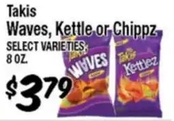 Western Beef Takis Waves, Kettle or Chippz offer