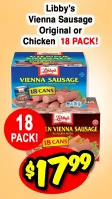 Western Beef Libby's Vienna Sausage Original or Chicken offer