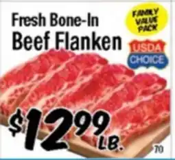 Western Beef Fresh Bone-In Beef Flanken offer