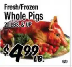 Western Beef Fresh/Frozen Whole Pigs offer