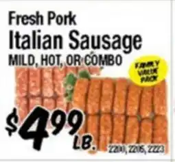 Western Beef Fresh Pork Italian Sausage offer