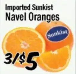 Western Beef Imported Sunkist Navel Oranges offer
