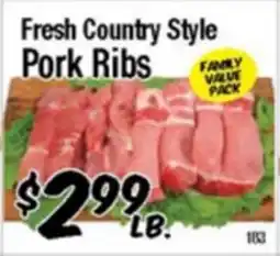 Western Beef Fresh Country Style Pork Ribs offer