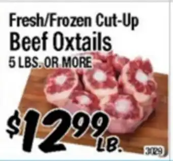 Western Beef Fresh/Frozen Cut-Up Beef Oxtails offer