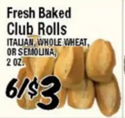 Western Beef Fresh Baked Club Rolls offer