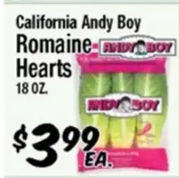 Western Beef California Andy Boy Romaine Hearts offer