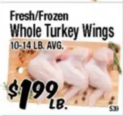 Western Beef Fresh/Frozen Whole Turkey Wings offer