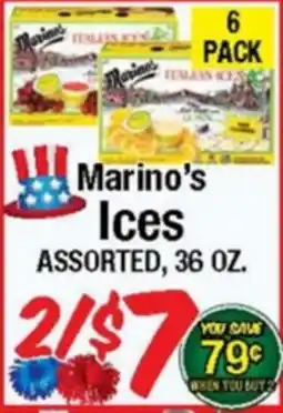 Western Beef Marino's Ices offer