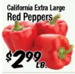 Western Beef California Extra Large Red Peppers offer