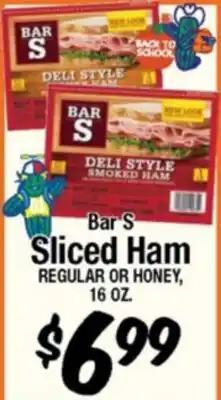 Western Beef Bar's Sliced Ham offer