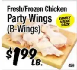 Western Beef Fresh/Frozen Chicken Party Wings (B-Wings) offer