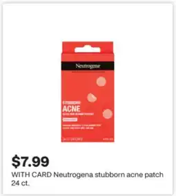 CVS Neutrogena stubborn acne patch 24 ct offer