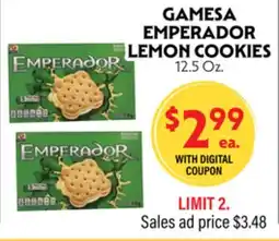 La Chiquita Food Market GAMESA EMPERADOR LEMON COOKIES offer