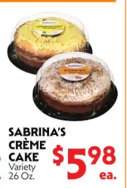 La Chiquita Food Market SABRINA'S CRÈME CAKE offer
