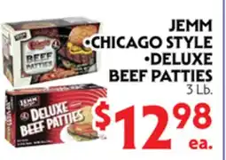 La Chiquita Food Market JEMM CHICAGO STYLE • DELUXE BEEF PATTIES offer
