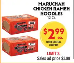 La Chiquita Food Market MARUCHAN CHICKEN RAMEN NOODLES offer