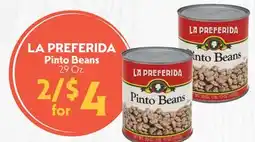 La Chiquita Food Market LA PREFERIDA Pinto Beans offer