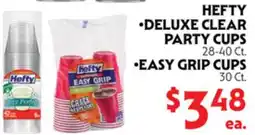 La Chiquita Food Market HEFTY •DELUXE CLEAR PARTY CUPS •EASY GRIP CUPS offer