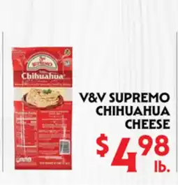 La Chiquita Food Market V&V SUPREMO CHIHUAHUA CHEESE offer