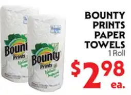 La Chiquita Food Market BOUNTY PRINTS PAPER TOWELS offer