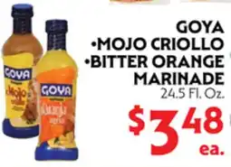 La Chiquita Food Market GOYA •MOJO CRIOLLO •BITTER ORANGE MARINADE offer