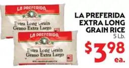 La Chiquita Food Market LA PREFERIDA EXTRA LONG GRAIN RICE offer