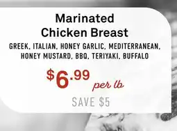 Standard Market Marinated Chicken Breast offer