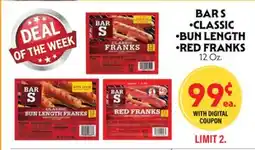 La Chiquita Food Market BAR'S CLASSIC • BUN LENGTH • RED FRANKS offer