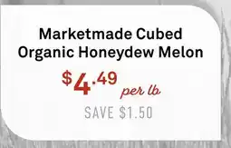 Standard Market Marketmade Cubed Organic Honeydew Melon offer