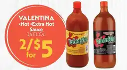 La Chiquita Food Market VALentina •Hot •Extra Hot Sauce offer
