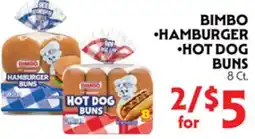 La Chiquita Food Market BIMBO • HAMBURGER • HOT DOG BUNS offer