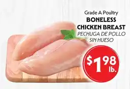 La Chiquita Food Market Grade A Poultry BONELESS CHICKEN BREAST offer