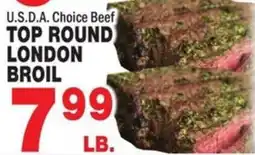 Bravo Supermarkets U.s.d.a. Choice Beef Top Round London Broil offer
