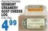 Bravo Supermarkets Vermont Creamery Goat Cheese Log offer