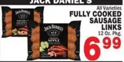 Bravo Supermarkets Jack Daniel's fully cooked sausage links offer
