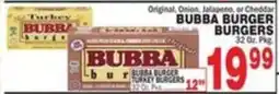 Bravo Supermarkets Bubba burger turkey burgers offer