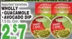 Bravo Supermarkets Wholly guacamole avocado dip offer