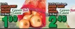 Bravo Supermarkets Green Giant yellow onions offer