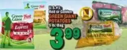 Bravo Supermarkets Green Giant red or golden potatoes offer
