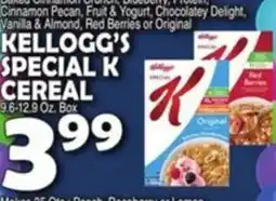 Bravo Supermarkets Kellogg's special k cereal offer
