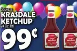 Bravo Supermarkets Squeeze Krasdale Ketchup offer